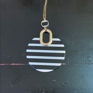 3/$13 black and white necklace pendant